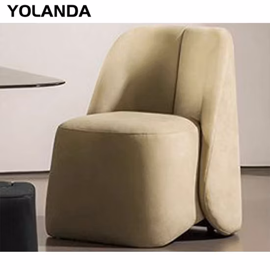 Luxuriöser moderner Leder-Braungarn-Freizeit-Bürostuhl, drehbar, entspannende Bürostühle, verstellbarer Computerstuhl, Wohnzimmermöbel